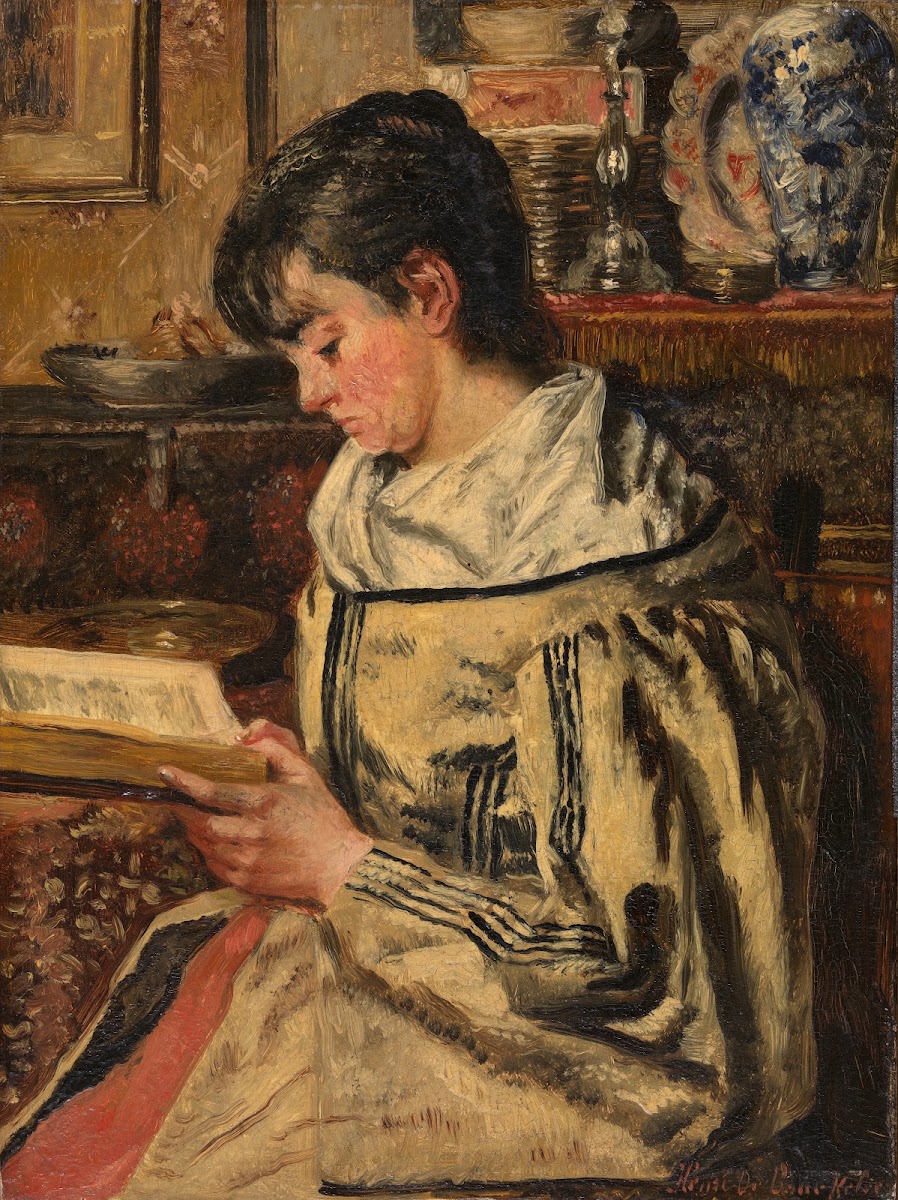 Woman Reading 1881 1885