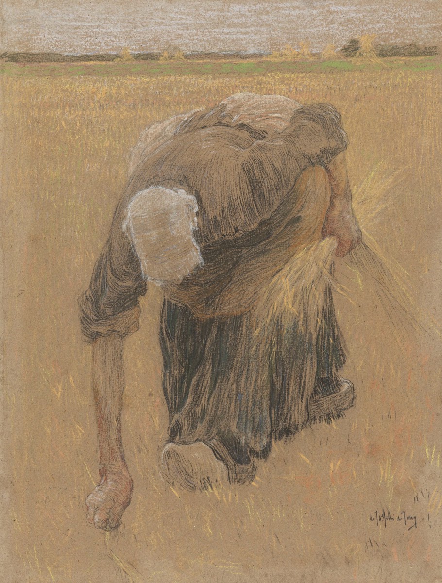 Arenlezende vrouw 19th century
