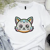 Stitch photo 4 of the Cat face Embroidery Design embroidery design