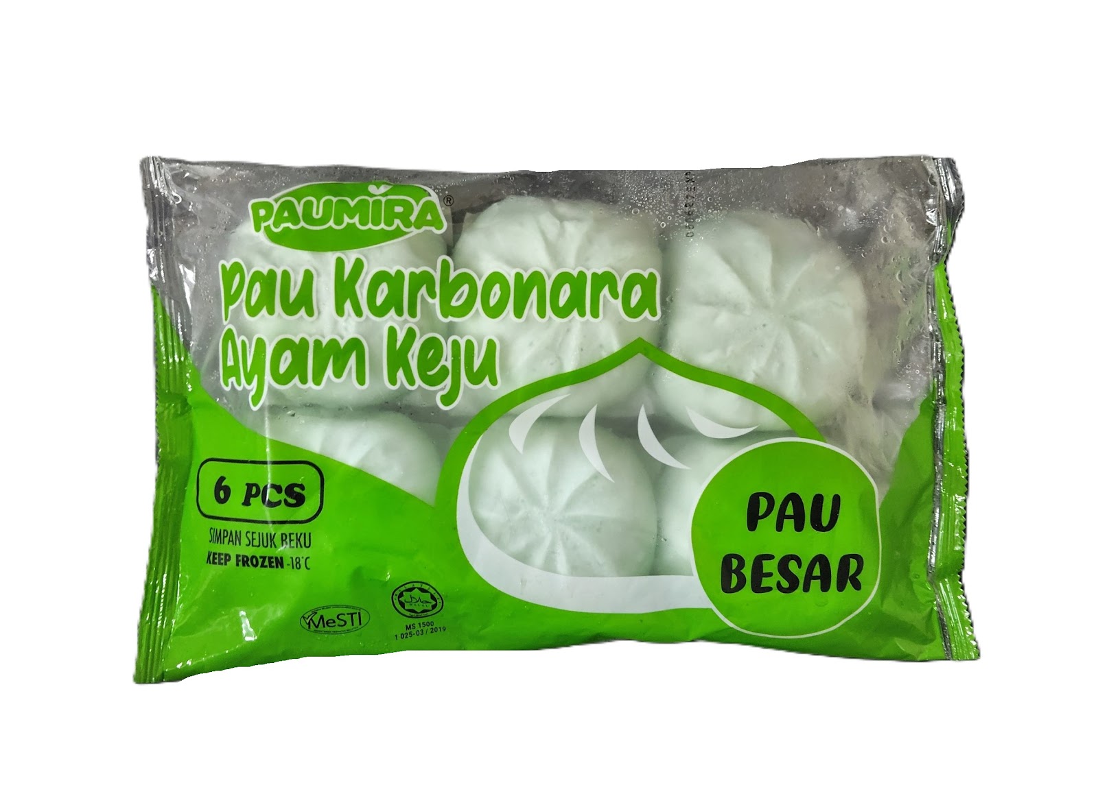 Pau Carbonara Cheese Besar 10Pkt/Ctn