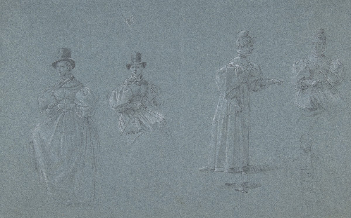 Studies of Horsewomen late 18thmid 19th century