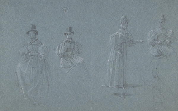 Studies of Horsewomen late 18thmid 19th century