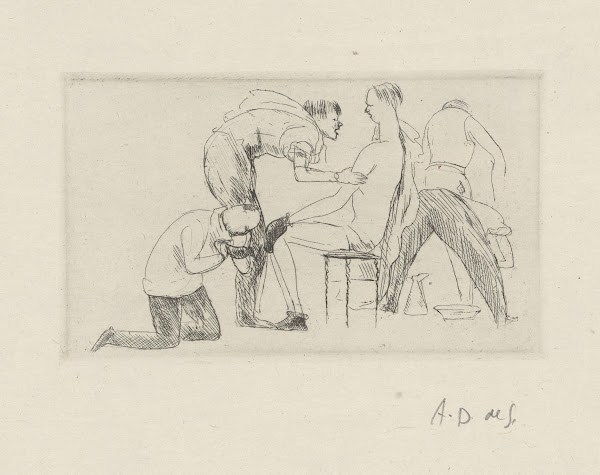 Tableau de la boxe illustré de 29 gravures à leau forte pl 38 1923