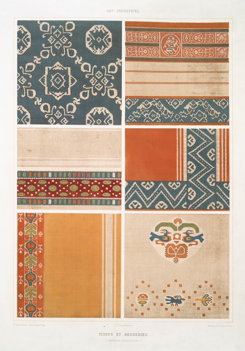 Art industriel tissus et broderies grandeur dexécution 1878
