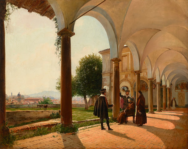 The Death of Torquato Tasso at SantOnofrio al Gianicolo Rome 1837