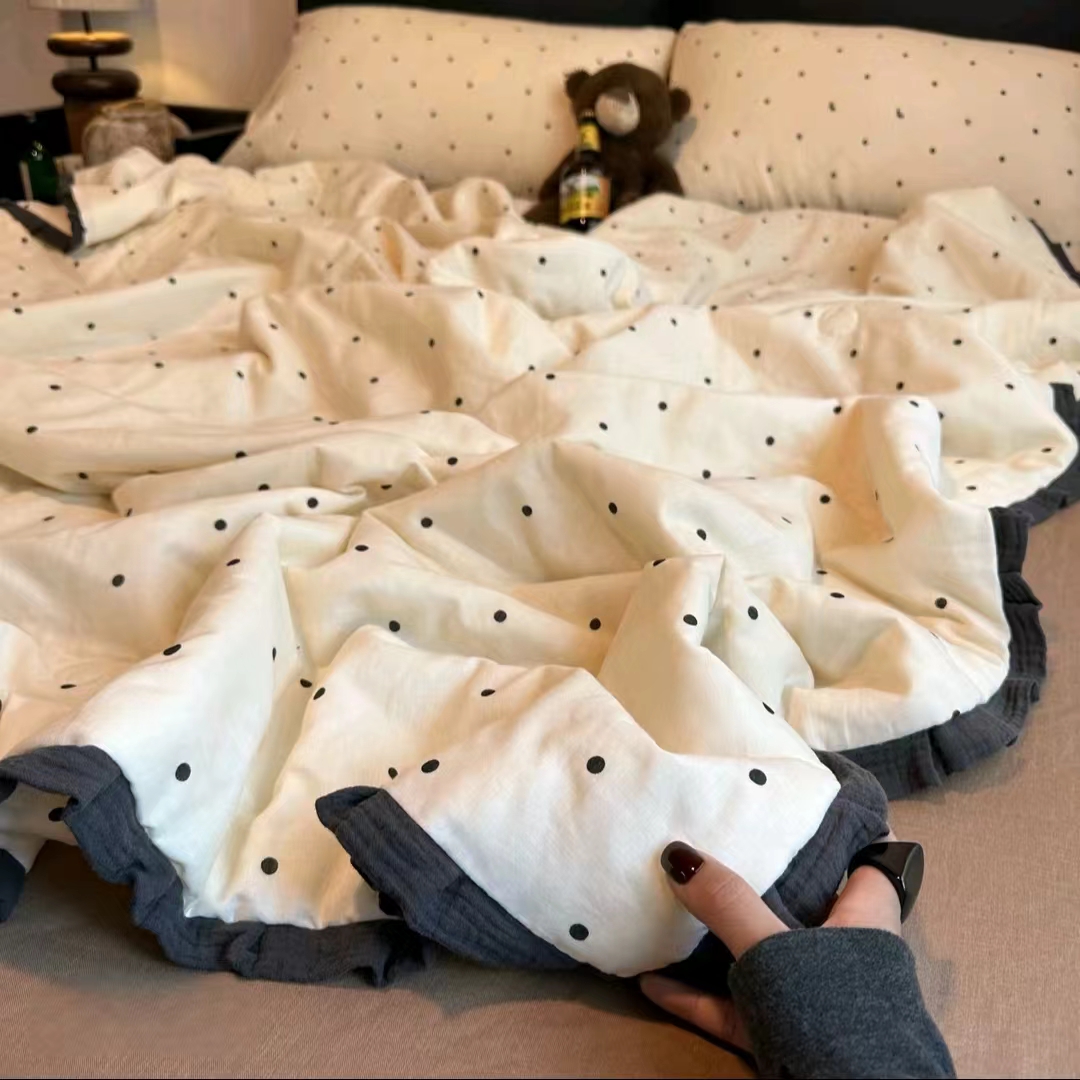 Cotton Bedding Set, 100% Cotton, Double Gauze