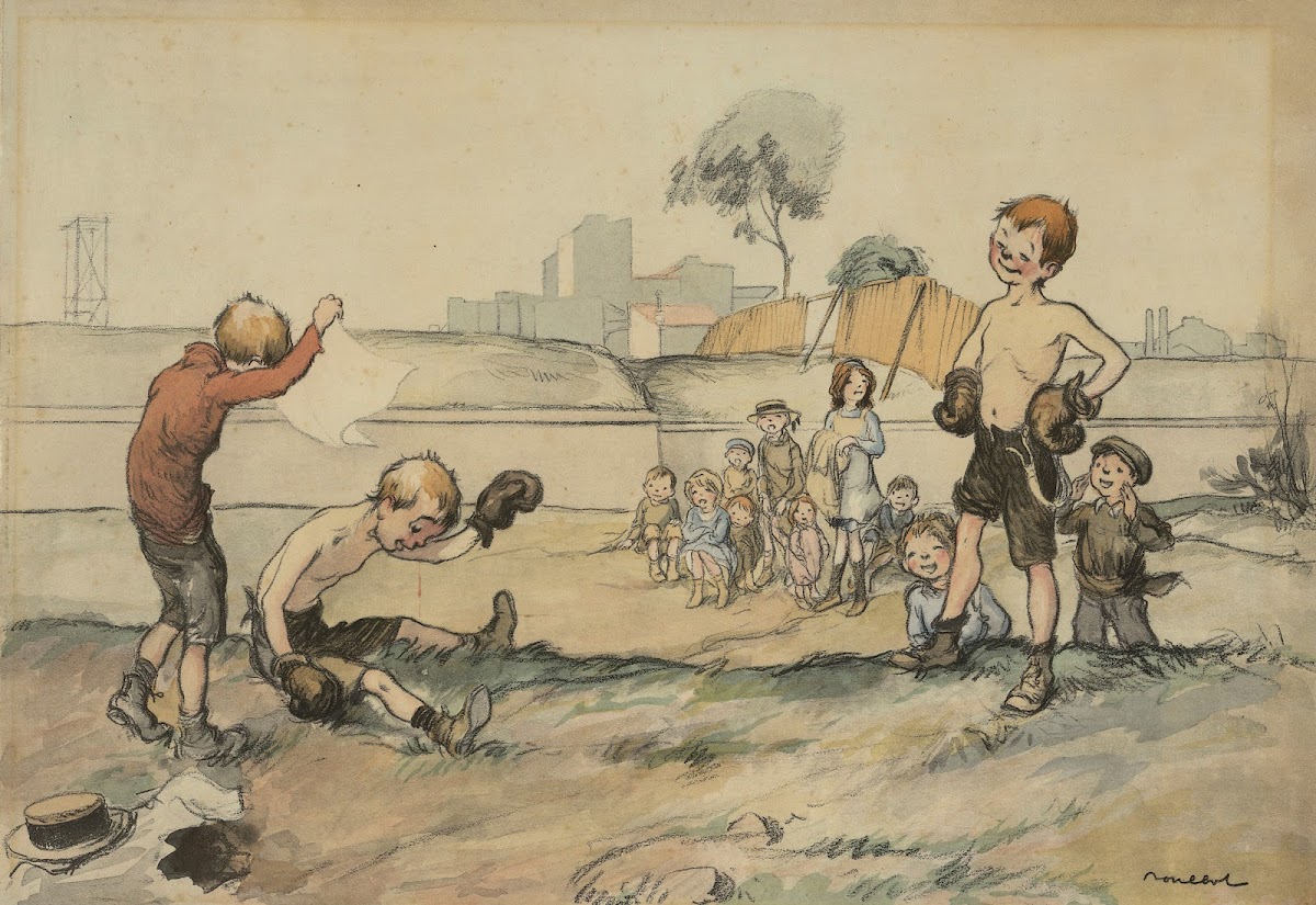 Enfants boxeurs