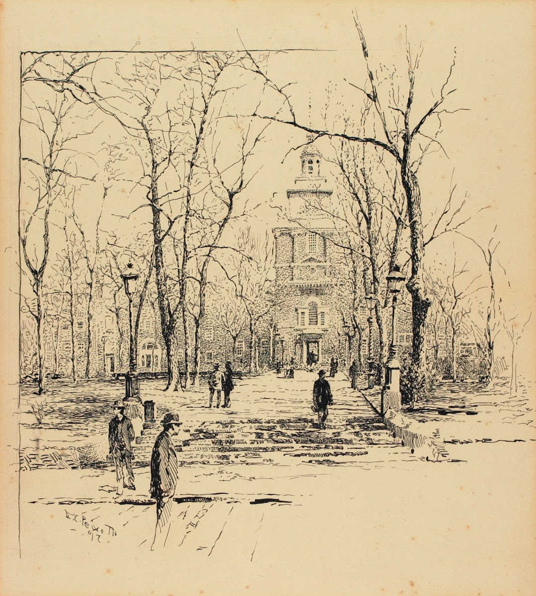 Philadelphia View from the Park 1897