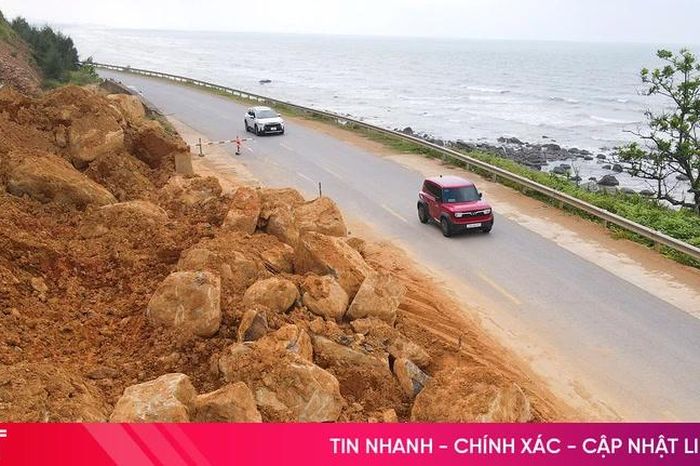 Sạt lở trên đường ven biển Hà Tĩnh qua phường Hải Ninh được xử lý ra sao? - Báo Hà Tĩnh