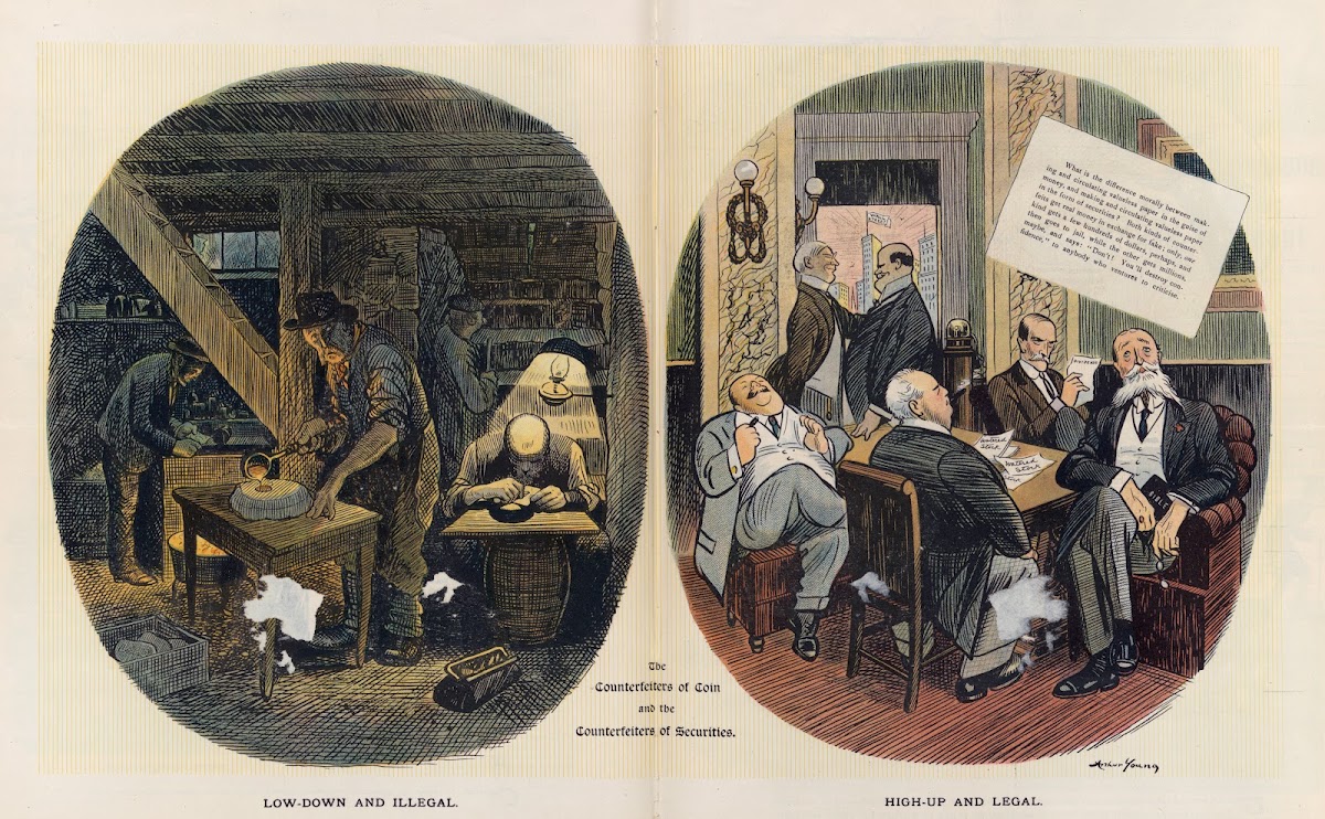 The counterfeiters of coin and the counterfeiters of securities 1910
