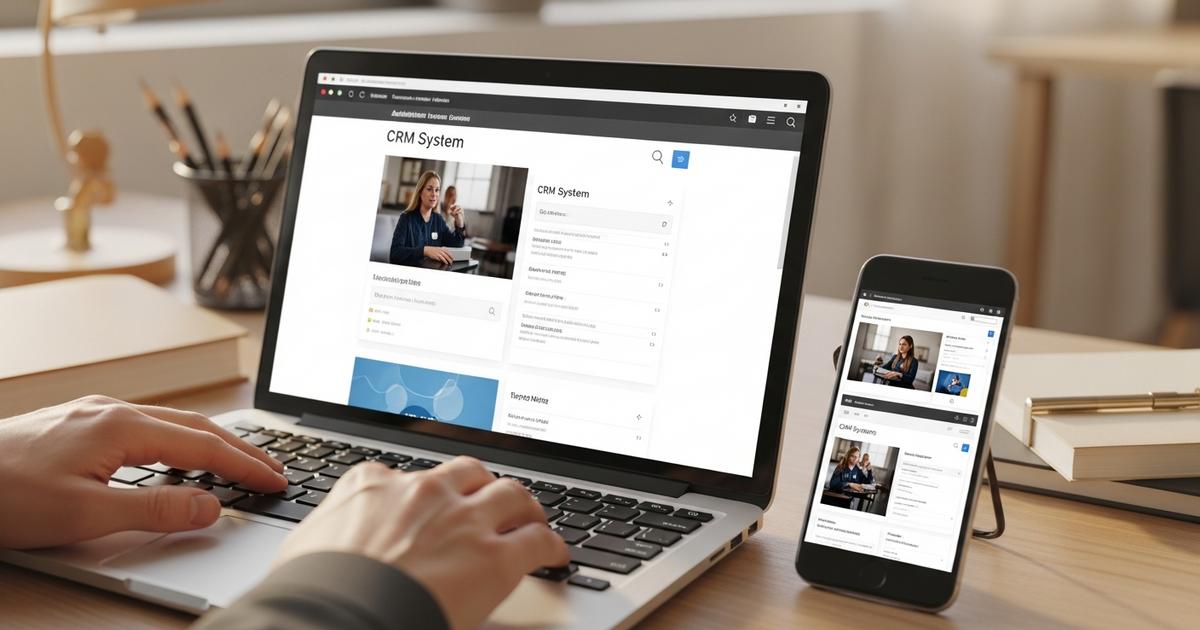 Panou de administrare site și versiune mobilă responsive pe smartphone