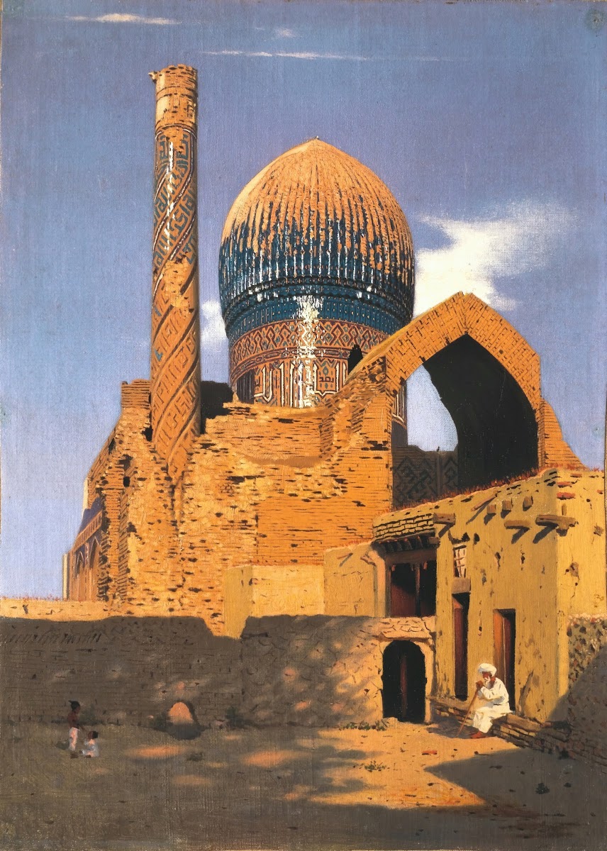 Gur Emir mausoleum Samarkand between 1869 and 1870