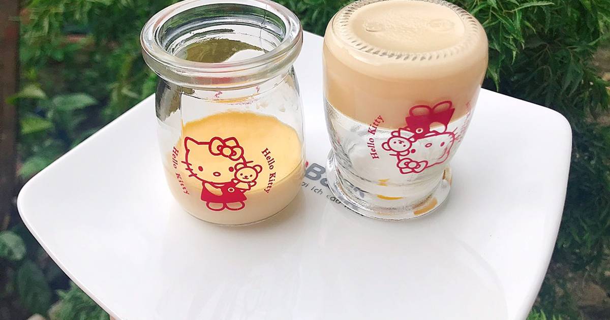 Bánh Flan sữa công thức làm từ lò nướng