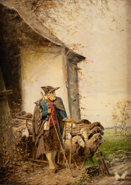 Departure of the shepherd