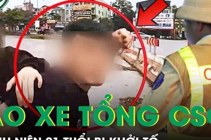 Lao xe tông CSGT rồi đấm đá chống đối, thanh niên 21 tuổi bị khởi tố - Báo Sức Khỏe &amp; Đời Sống