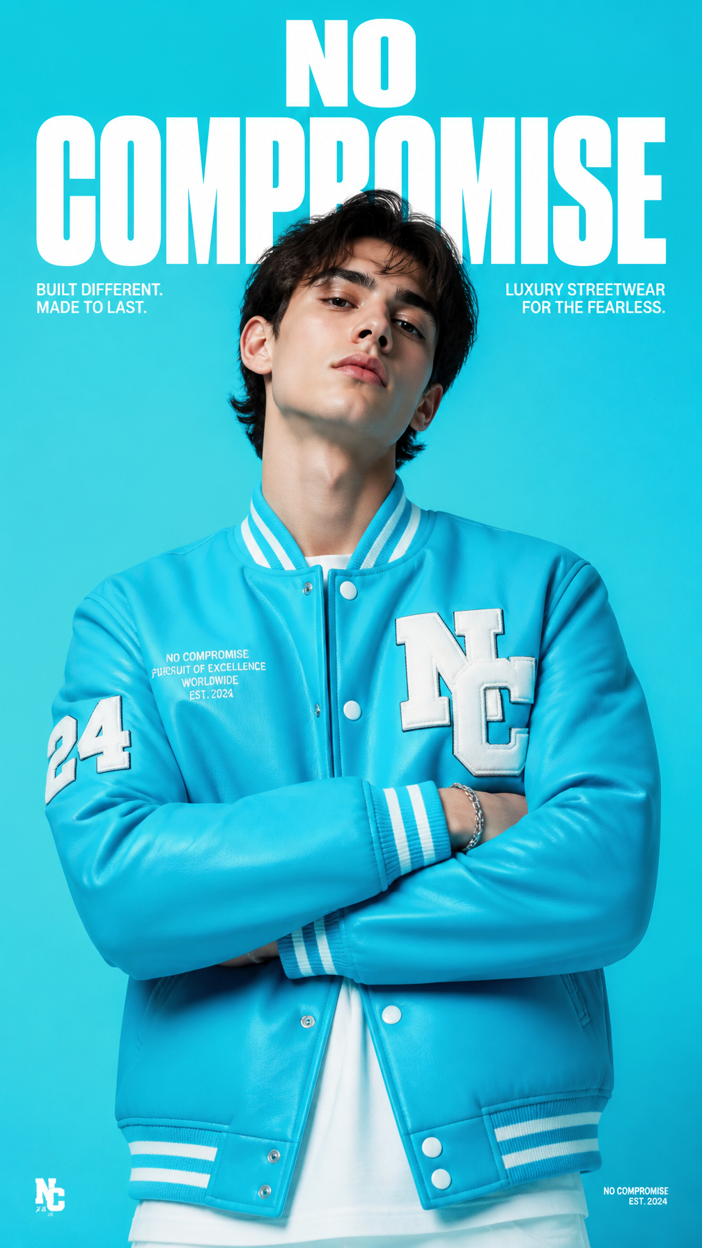 Póster editorial de moda premium principal