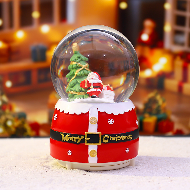 Weihnachts-Schneekugel mit Weihnachtsmann-Motiv