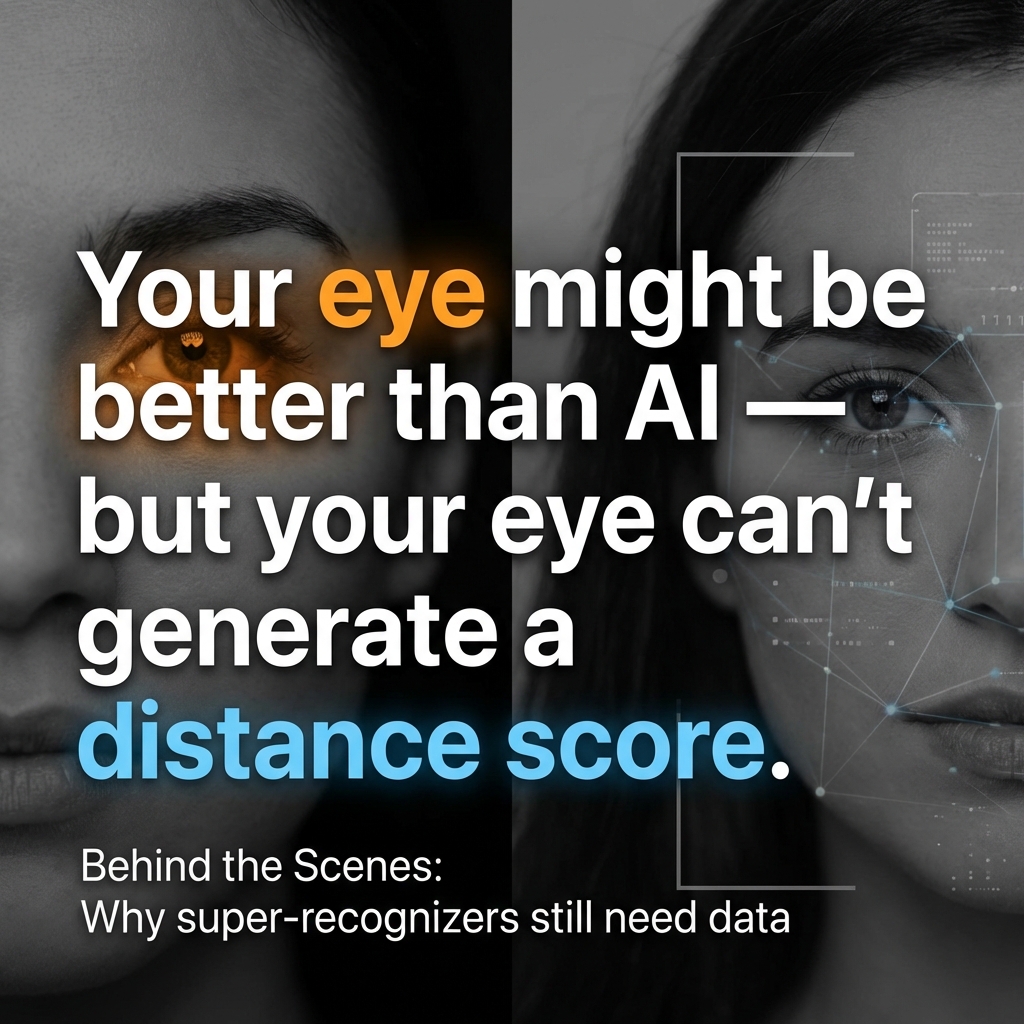 Why Super-Recognizers Still Need Algorithms to Win in Court