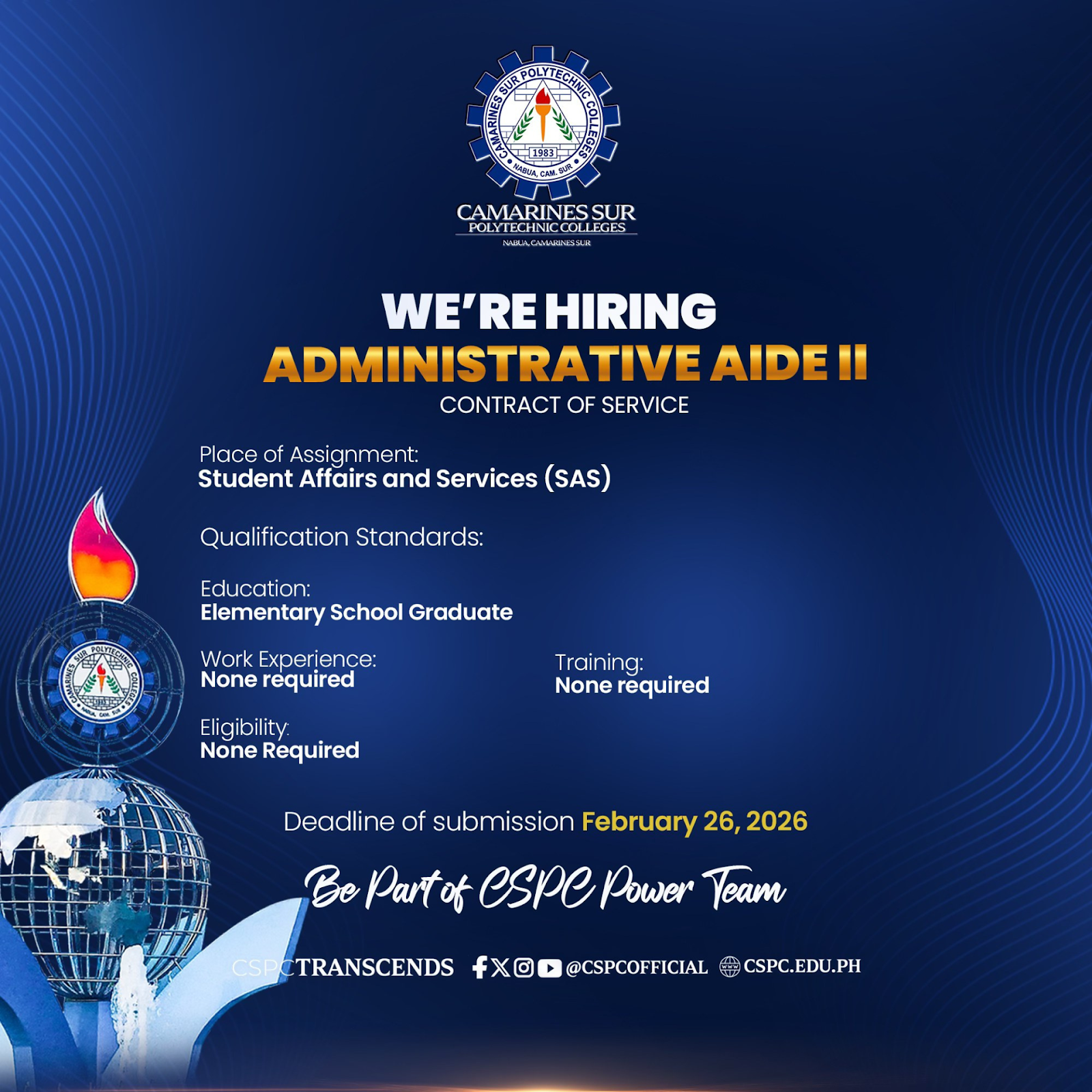 𝗪𝗘’𝗥𝗘 𝗛𝗜𝗥𝗜𝗡𝗚!