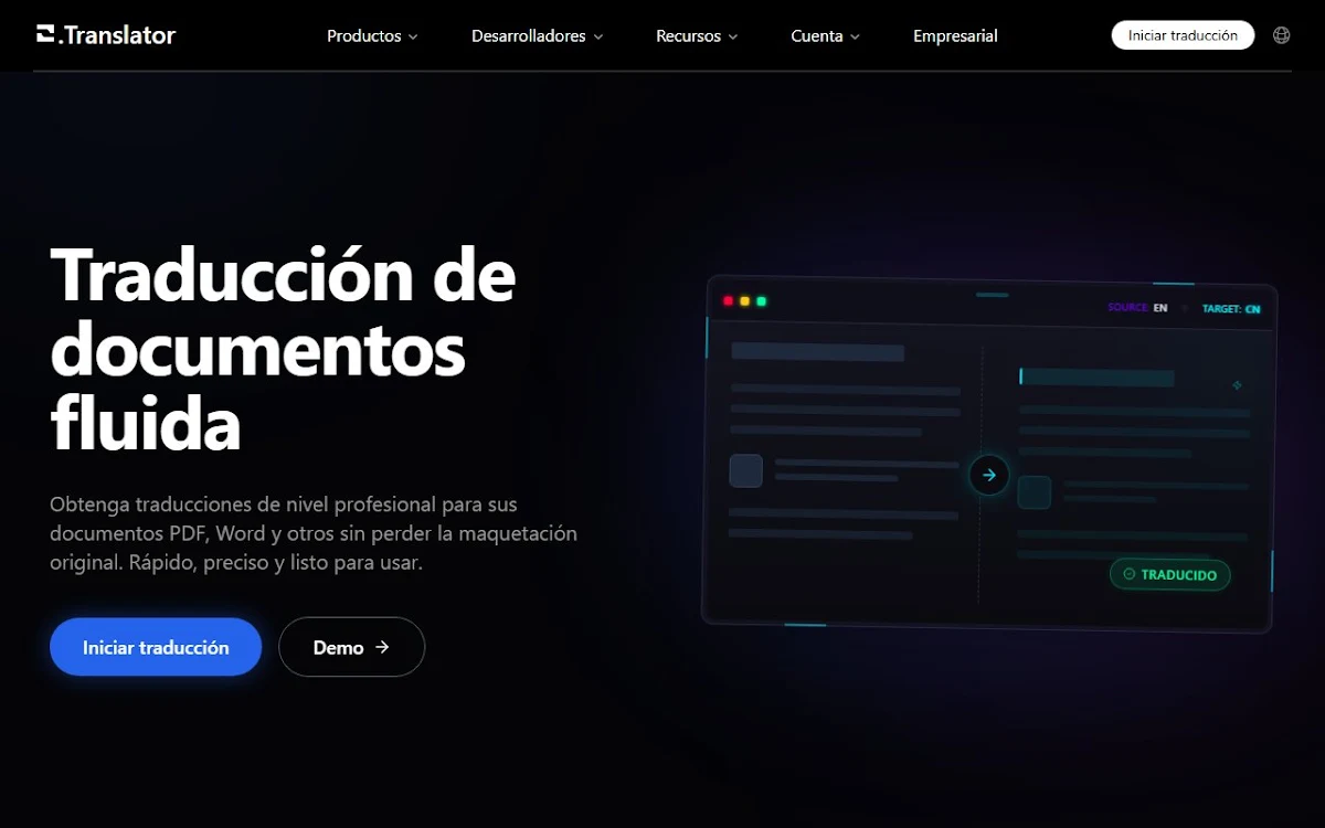 Captura de O.Translator