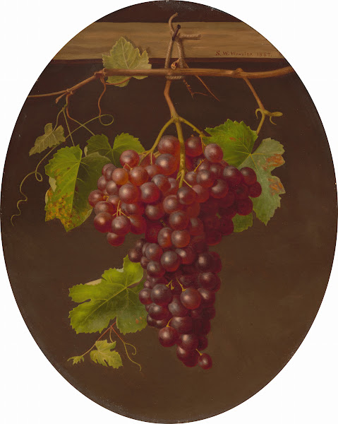 Hanging Bunch of Grapes 1867