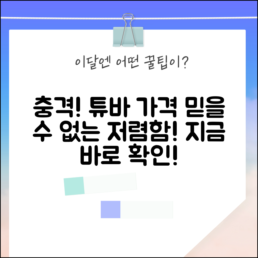 충격적인 튜바가격, 믿을 수 없는 저렴함!