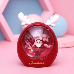 Christmas Glass Ball Night Light with Star Light