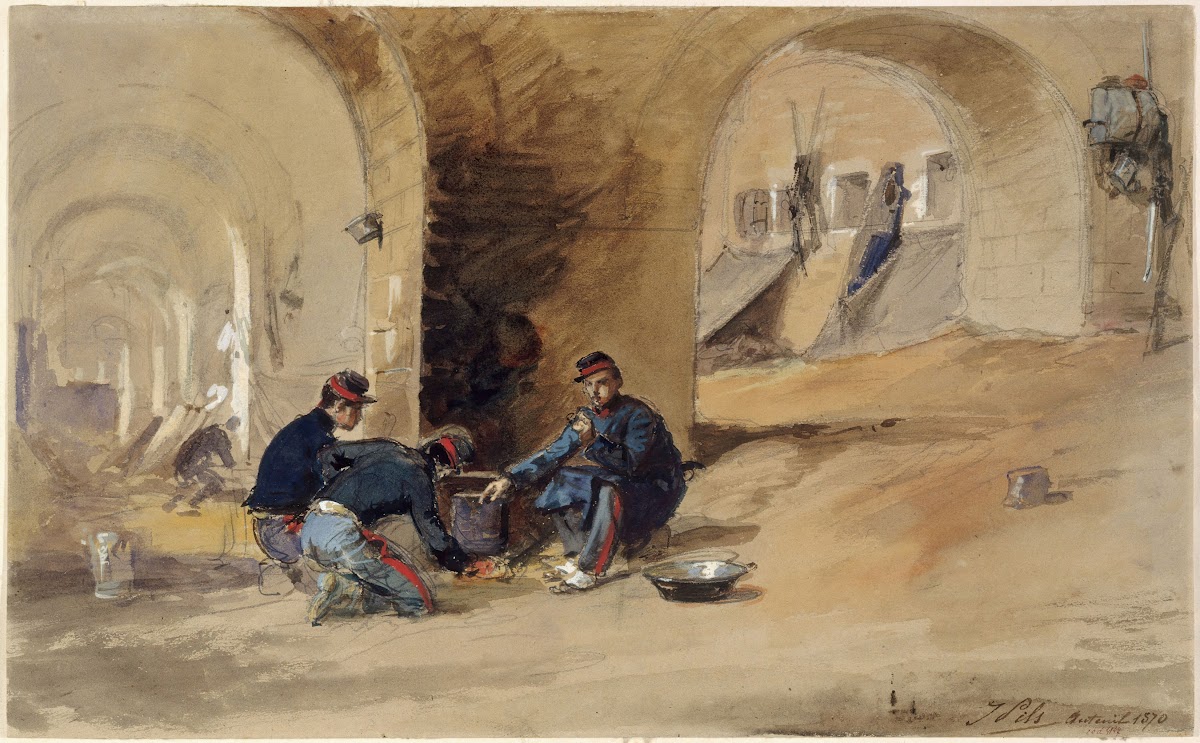 Mobiles sous le viaduc dAuteuil 1870