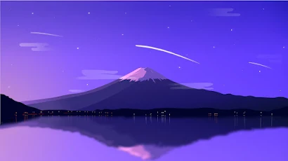 Mount Fuji Minimal 4K Wallpaper