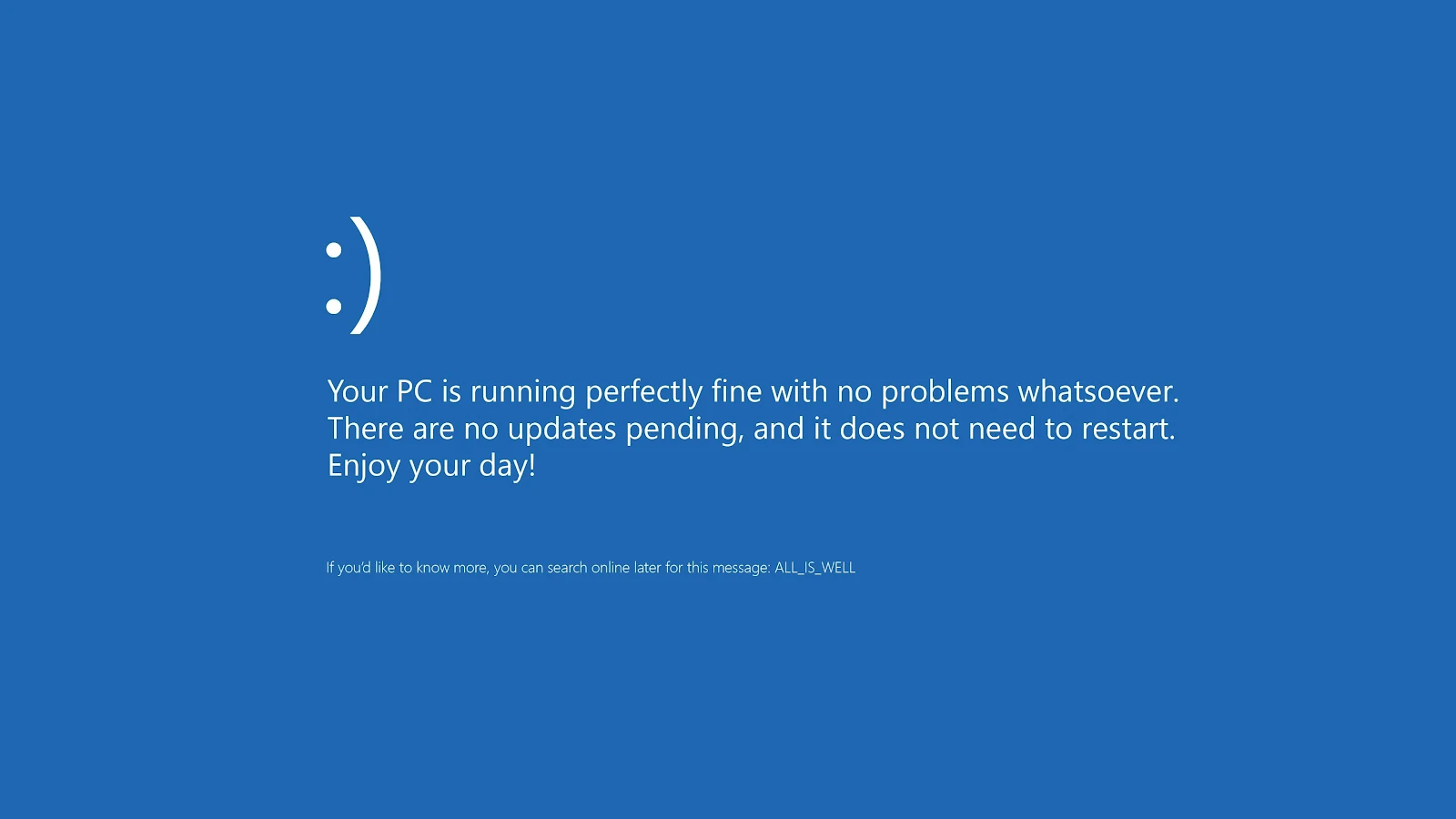 Windows 10, Blue Screen Of Death, Warning Signs, Blue, Microsoft 4K Desktop Wallpaper Background (3840x2160) Free Download