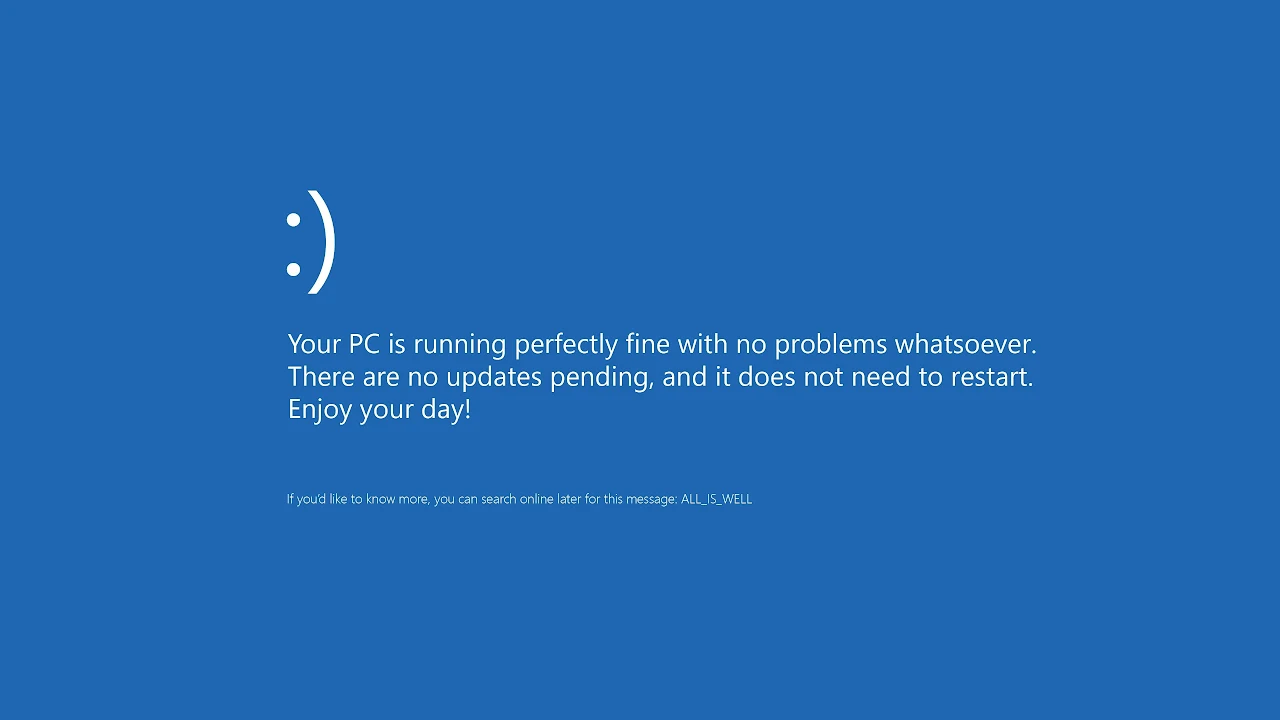 Windows 10, Blue Screen Of Death, Warning Signs, Blue, Microsoft 4K Desktop Wallpaper