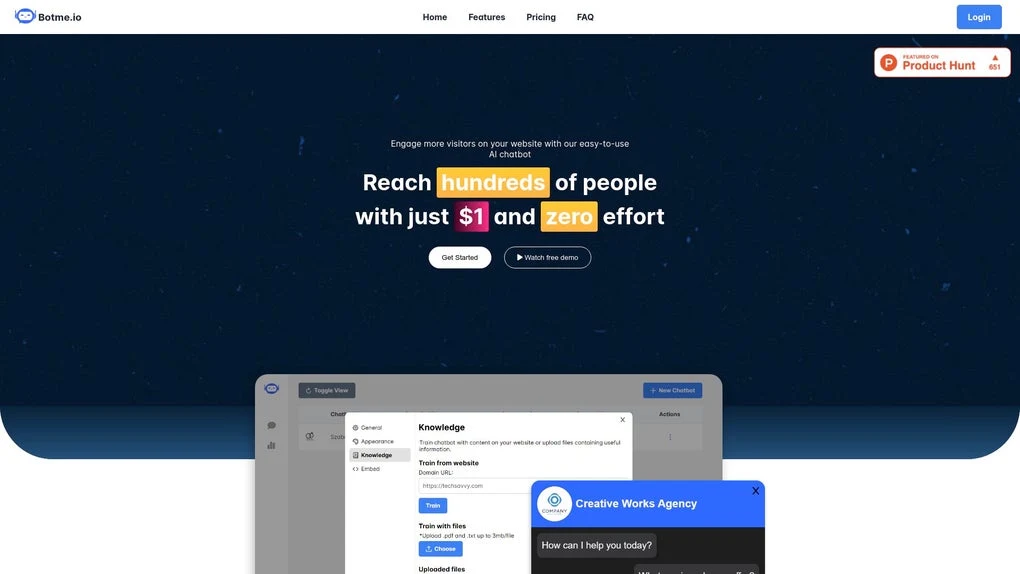Captura de Botme.io