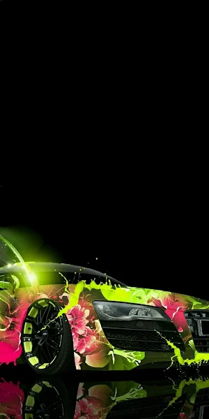 Colorful Car, Cars, Audi R8, Sports Car, Lamborghini Full HD iPhone Wallpaper Background