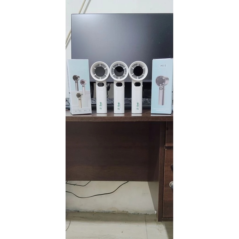 Costum kipas mini portable/ kipas mini turbo/kipas mini LED/costum design suka2 — foto 3