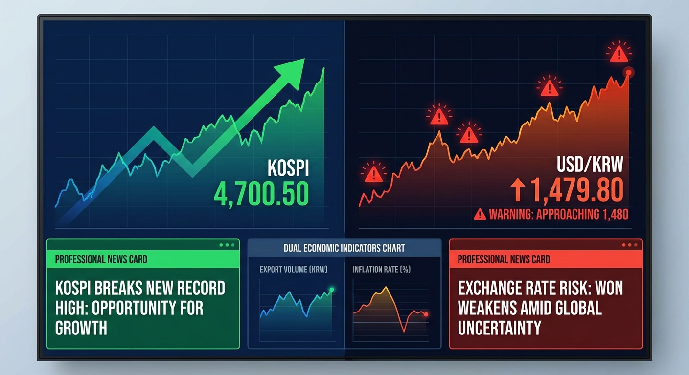 코스피 4700과 환율 1480원
