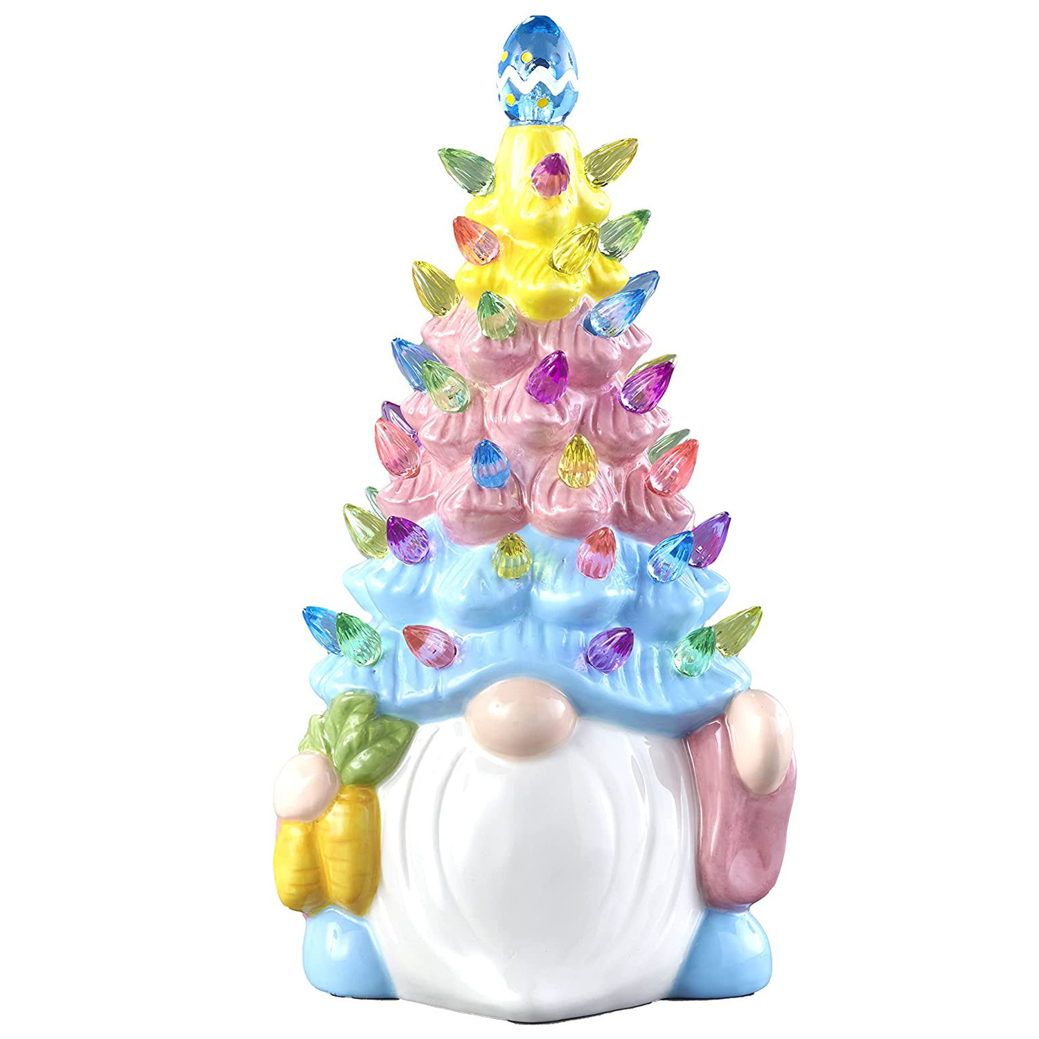 Illuminated Gnome Figure made of Resin