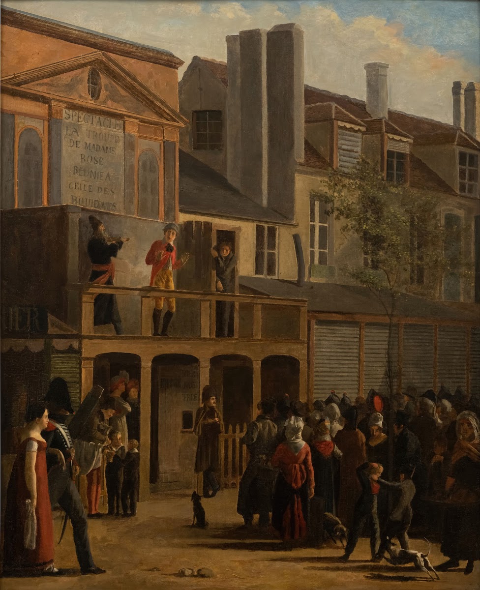 La Parade de Bobèche et Galimafré boulevard du Temple 1820