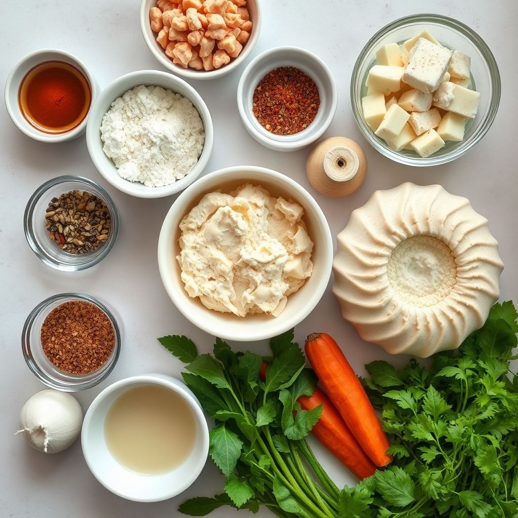 Ingredients for Fluffy Japanese Cotton Cheesecake Cupcakes Recipe: Easy & Super-Soft