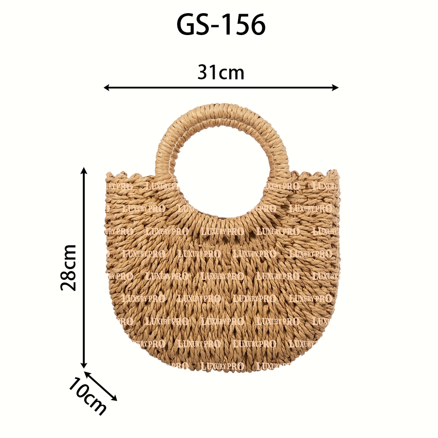 Woven Straw Bag - GS-156