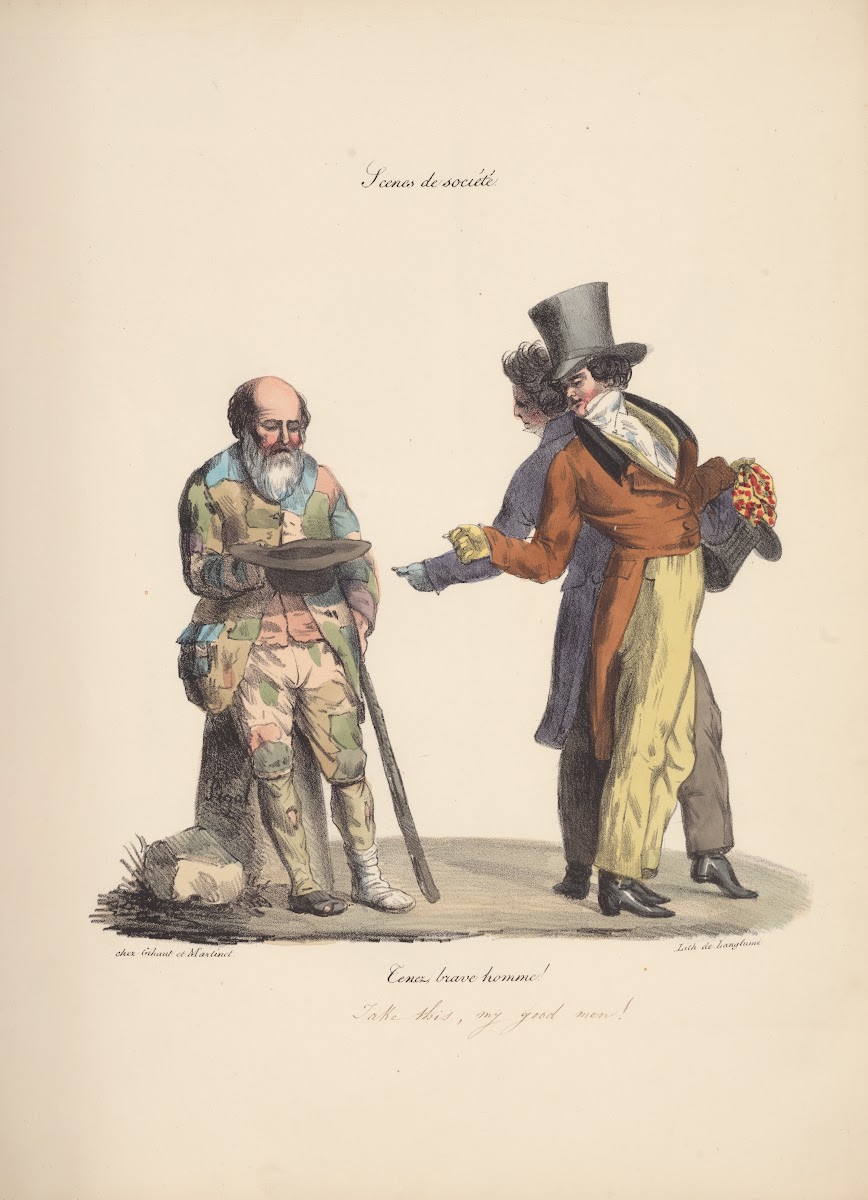 Recueil des scenes familieres et de societe de Paris Pl10 1833