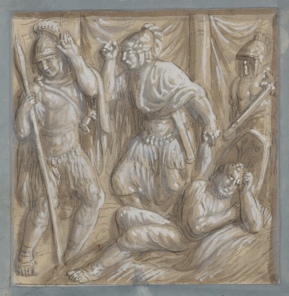 13 drawings after bas reliefs at Florence Pl03 19th Century
