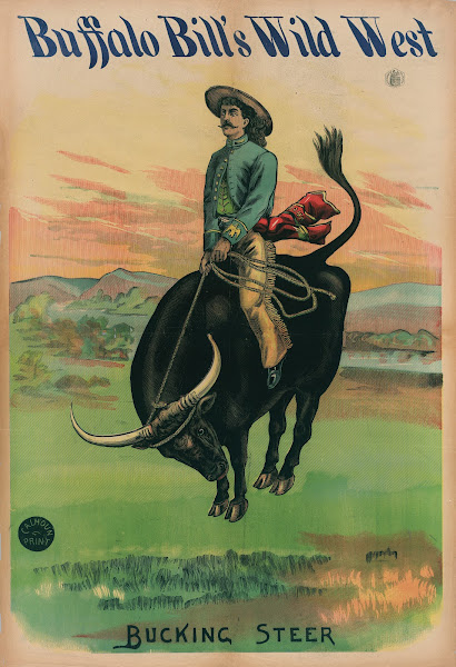 Buffalo Bills Wild West Bucking Steer 1889