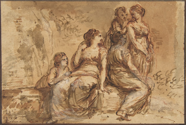 Five Young Women in a Landscape 170288