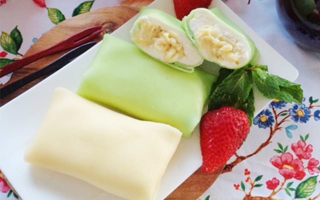 Bánh Crepe Nhân Kem Sầu Riêng