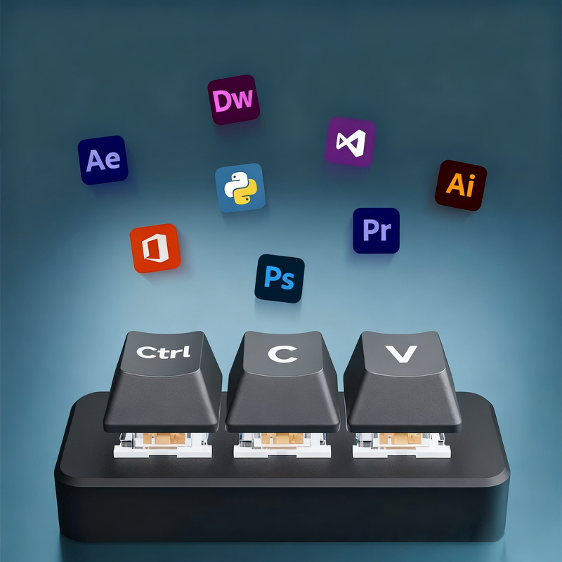 Programmierbare Mini-Tastatur, 3 Tasten