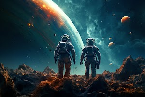 Astronauts Wallpaper