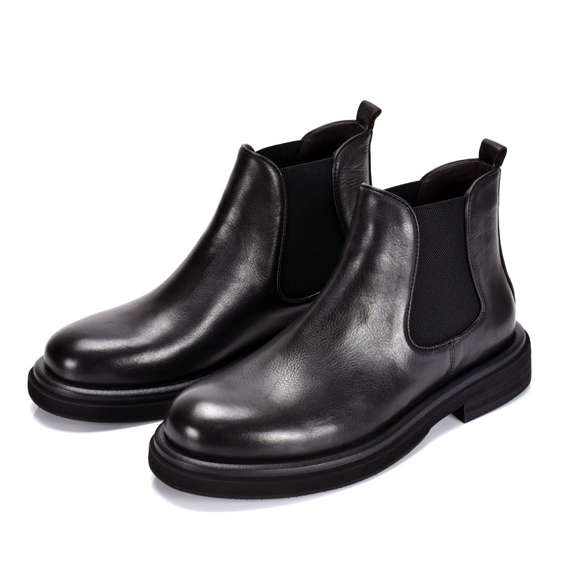 Hochwertige Herren-Chelsea-Stiefel aus Leder