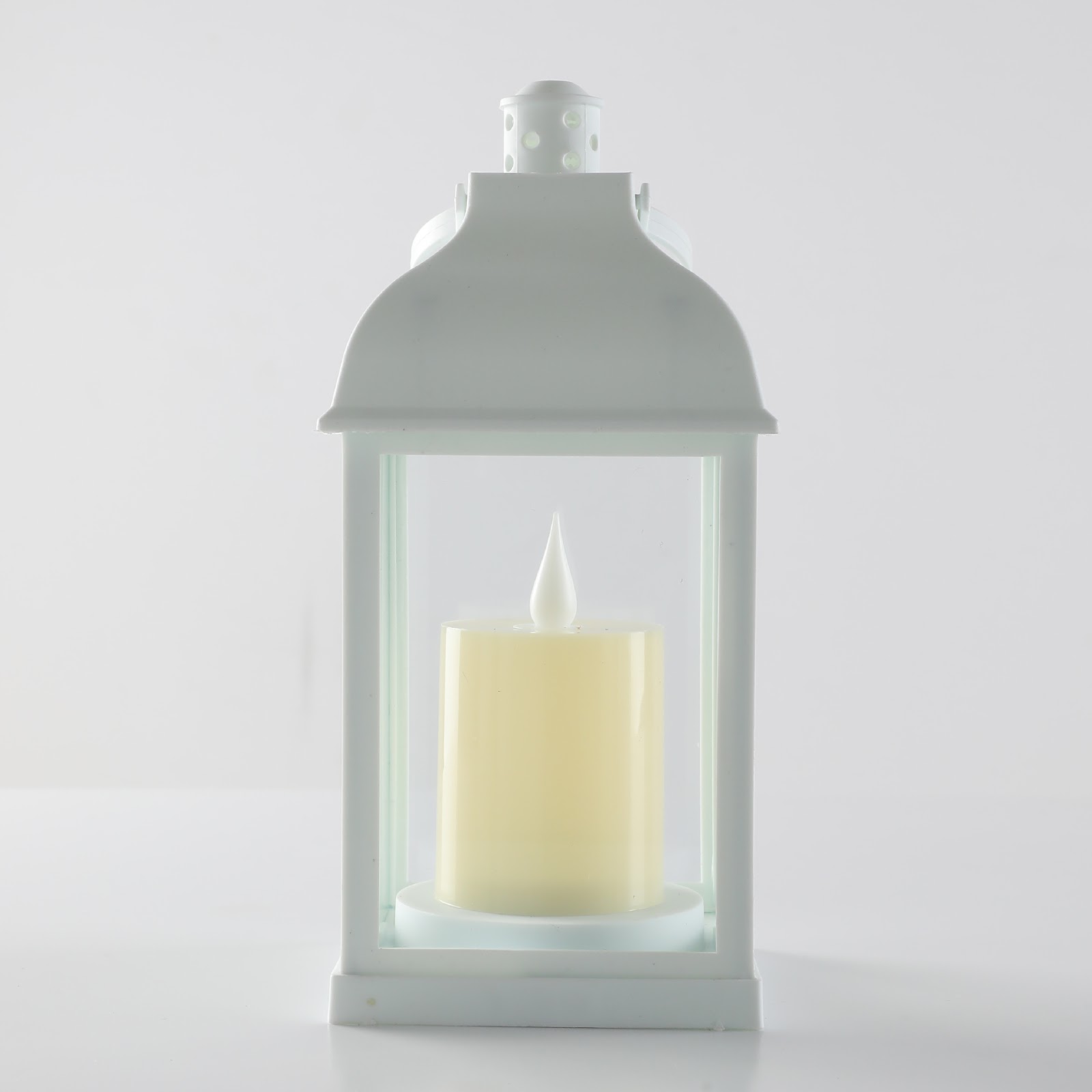 Decorative LED lantern in retro style