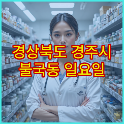 경상북도 경주시 불국동 일요일 영업 약국 관광 중에도 찾기 쉬운 휴일 약국