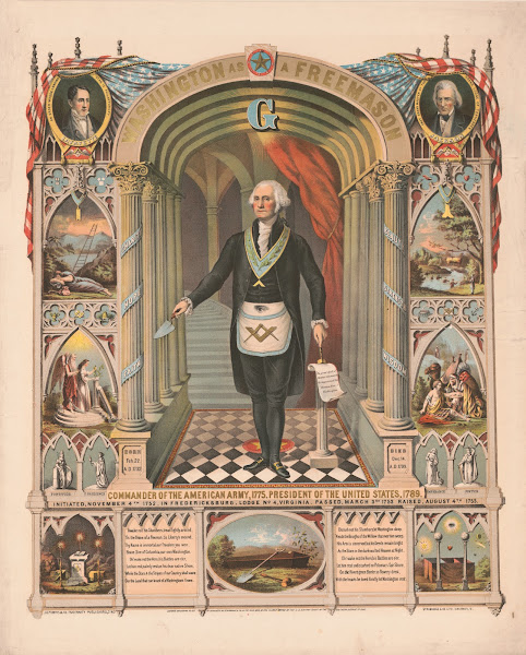Washington as a freemason Commander of the American Army 1775 President of the U
